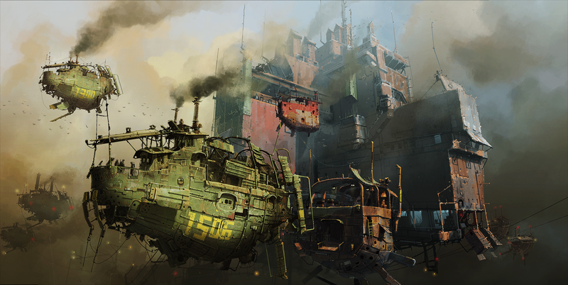 Illustration for article titled The ships of the air are dilapidated but graceful